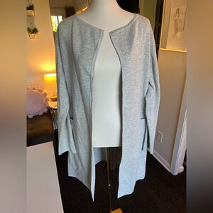 J. Crew Light Heather Gray Women's Cardigan